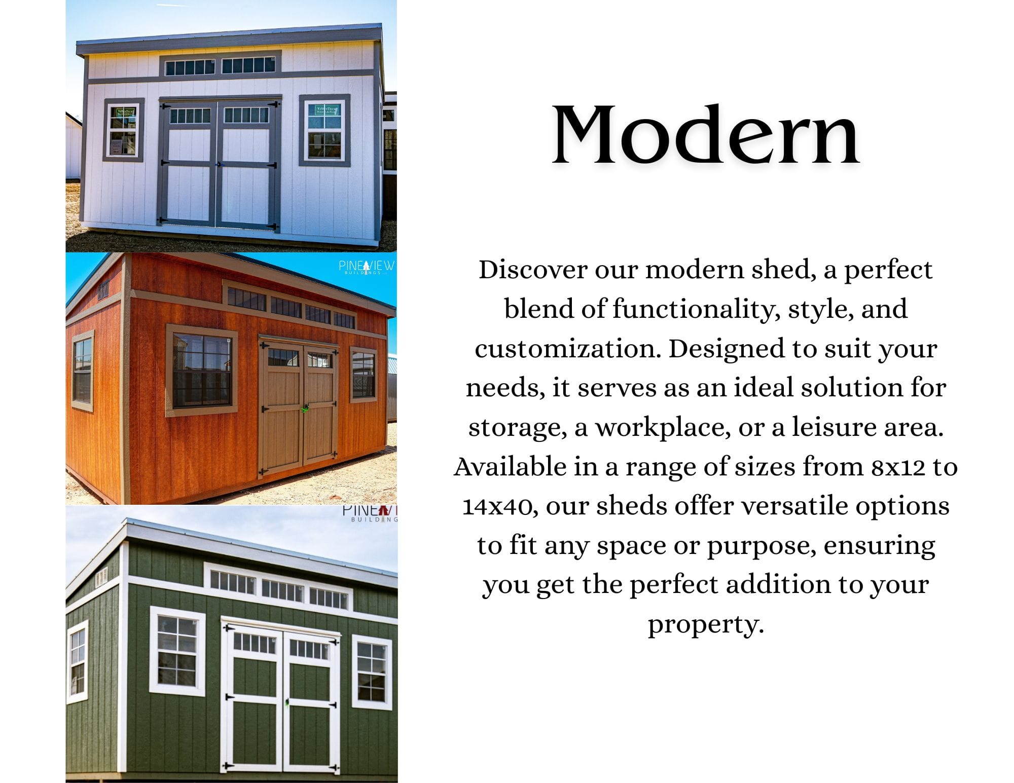 Wooden Sheds